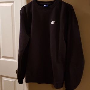 Nike Mens Medium M crew neck black sweatshirt